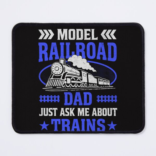 Item preview, Model Railroad Dad - Ask Me About Trains for your Railway Modeller or Steam Engine Locomotive Enthusiast. designed and sold by TheTrainRoom.