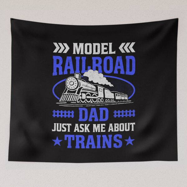 Item preview, Model Railroad Dad - Ask Me About Trains for your Railway Modeller or Steam Engine Locomotive Enthusiast. designed and sold by TheTrainRoom.