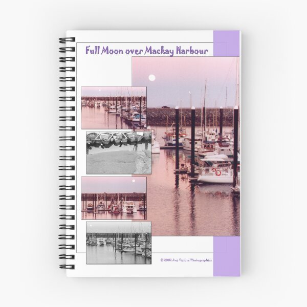 Item preview, Luna llena sobre el puerto de Mackay designed and sold by Annie Fitz.