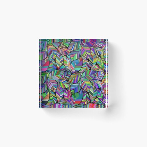 Item preview, Brightly Colored Leaves Pattern designed and sold by clothstudios.