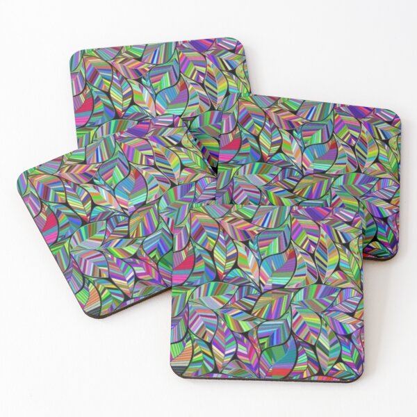 Item preview, Brightly Colored Leaves Pattern designed and sold by clothstudios.