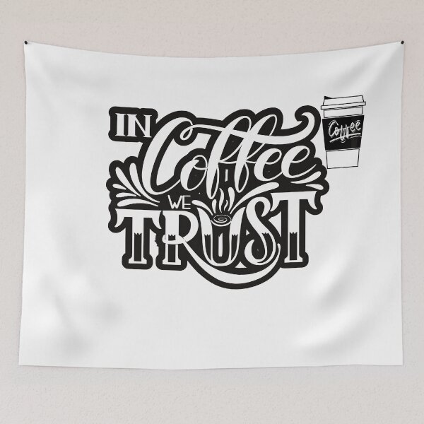 Item preview, In Coffee We Trust, Coffee Lovers Shirt, Funny Coffee Shirt, Gift For Coffee Lover, Coffee Addict Shirt, Coffee Shirt, Coffee Saying shirt designed and sold by Alexa5454.