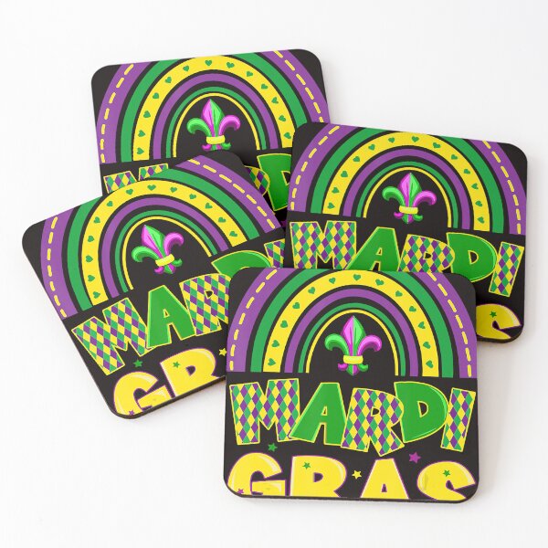 Item preview, Mardi Gras Rainbow Retro Funny Mardi Gras Men Women designed and sold by BrandyBare.