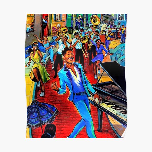 "New Orleans Jazz Festival 2022" Poster for Sale by alisonbarron06 ...
