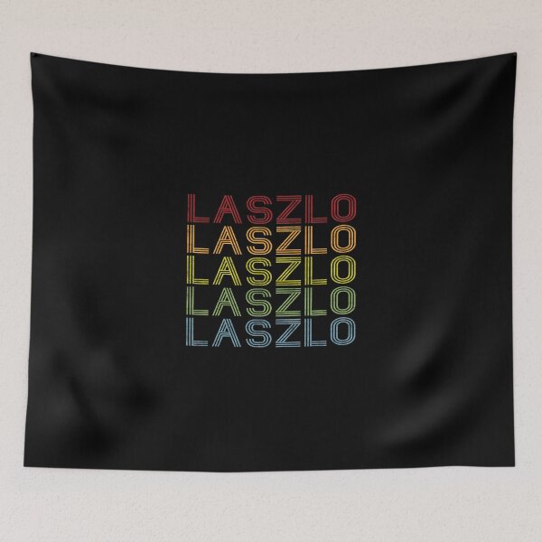Artikelvorschau, Laszlo Namens-T-Shirt - Laszlo Vintage Retro Laszlo Namensgeschenkartikel-T-Stück entworfen und verkauft von chezeva.