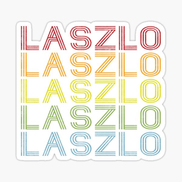 Aperçu de l'œuvre Laszlo Name T Shirt - Laszlo Vintage Retro Laszlo Name Gift Item Tee créée et vendue par chezeva.