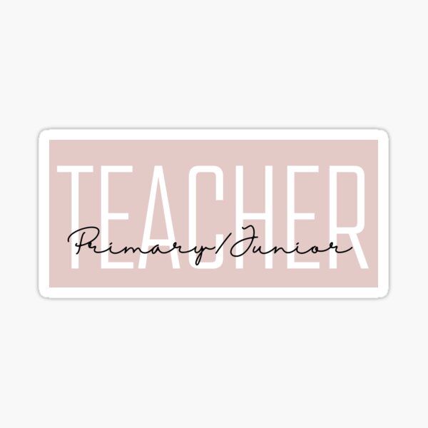 Teacher Primary/Junior Sticker
