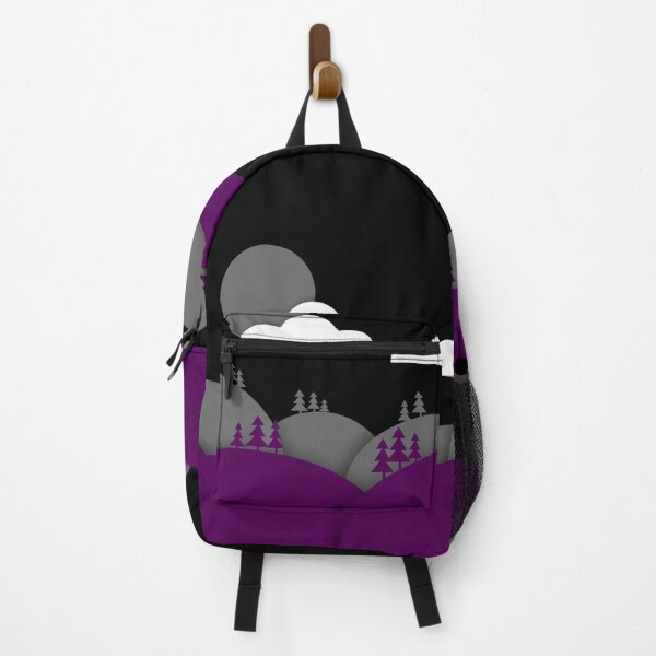 Item preview, Asexual Pride Flag Art Landscape Paper Cut Out designed and sold by cashewdays.