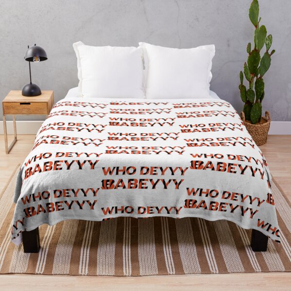 Item preview, Who Dey Baby designed and sold by CreatedByCarol.