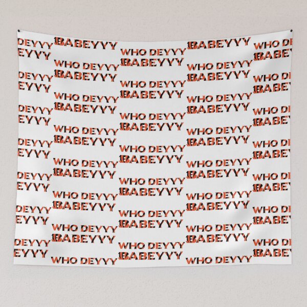 Item preview, Who Dey Baby designed and sold by CreatedByCarol.
