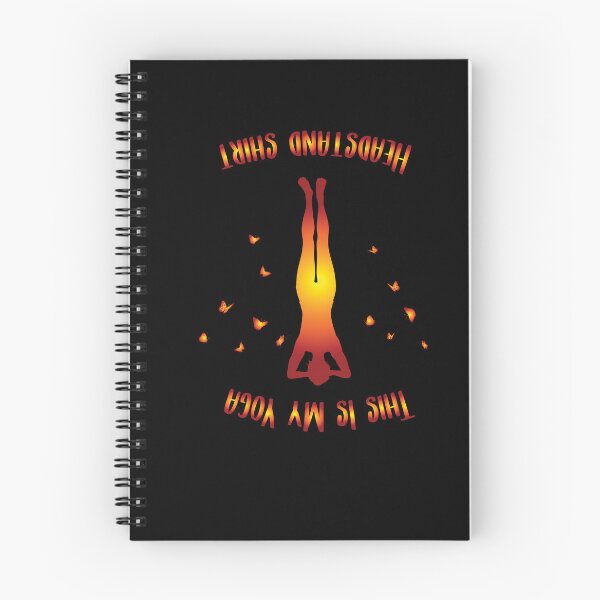 Item preview, This Is My Yoga Headstand Cool Sunset Gradient Butterfly Design Funny Yoga Lovers Quote Gift For Men Women designed and sold by pedrored369.