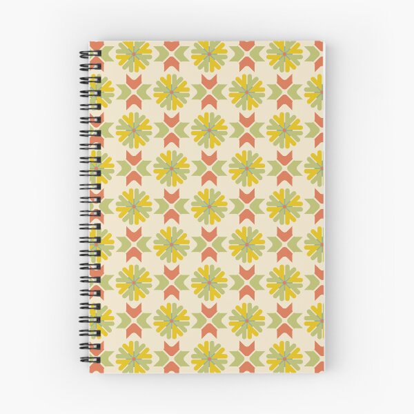 Item preview, Blomma, Vintage Flower Pattern in Retro Color Style designed and sold by BesanoStyle.