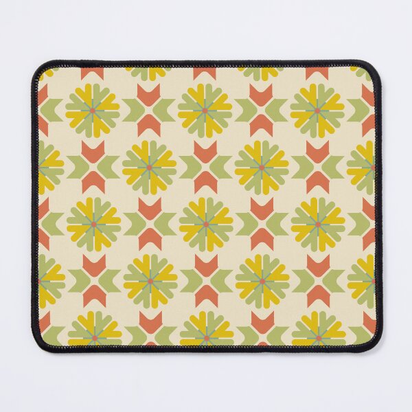 Item preview, Blomma, Vintage Flower Pattern in Retro Color Style designed and sold by BesanoStyle.