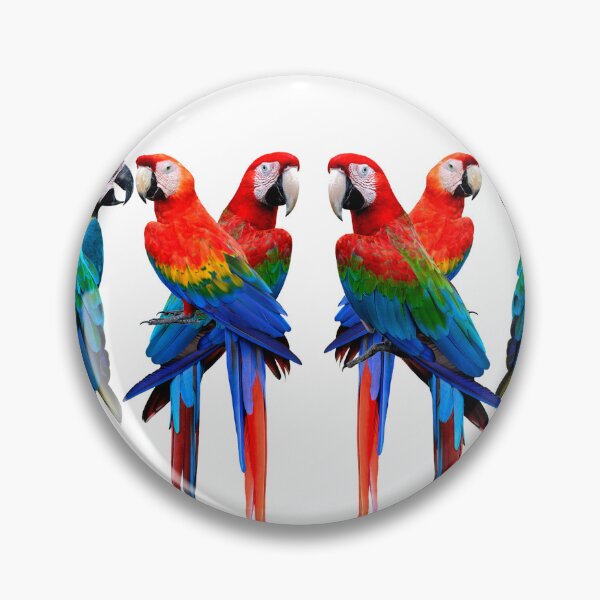 Item preview, Beautiful Macaws. The Scarlet Macaw, Greenwing Macaw and The Blue and Gold Macaw lovely design for parrot lovers. designed and sold by Abstractdiva.