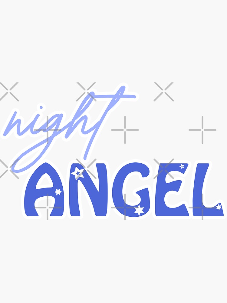 "night angel" Sticker for Sale by spqrkz Redbubble