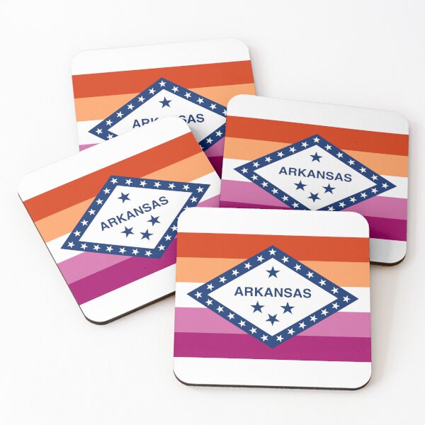 Item preview, Arkansas Lesbian Pride Flag designed and sold by awsomehog1.