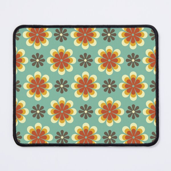 Item preview, Blomma, Retro Flower Pattern in Retro Color Style designed and sold by BesanoStyle.
