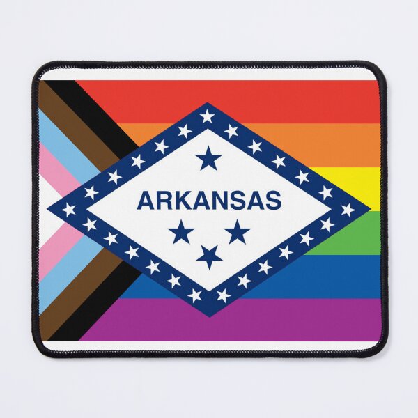 Item preview, Arkansas Progress Pride Flag designed and sold by awsomehog1.