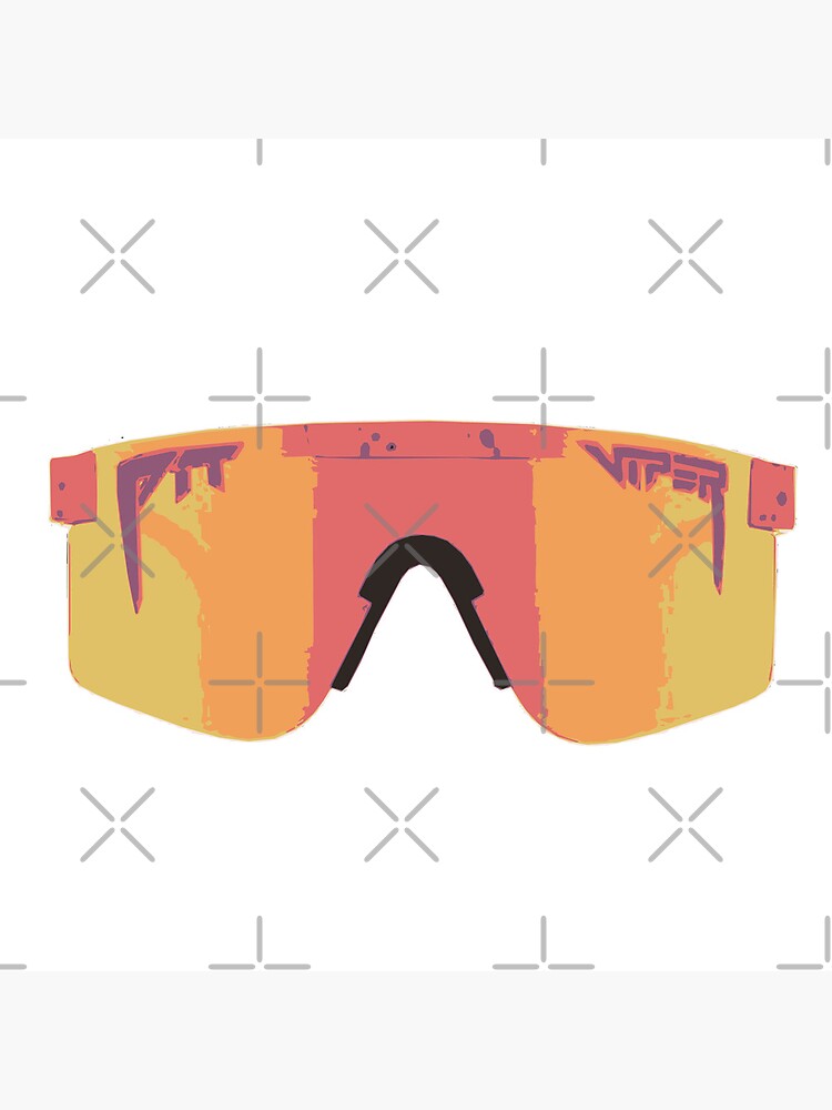 Póster «Pit Viper Sticker / Decal Estilo de dibujos animados rosa y