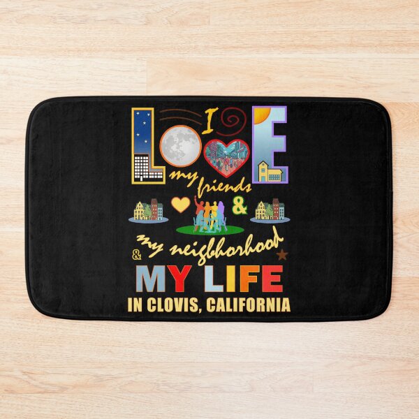 Item preview, Love My Friends Clovis California Neighborhood and Life Community Pride designed and sold by artfulnotebook.