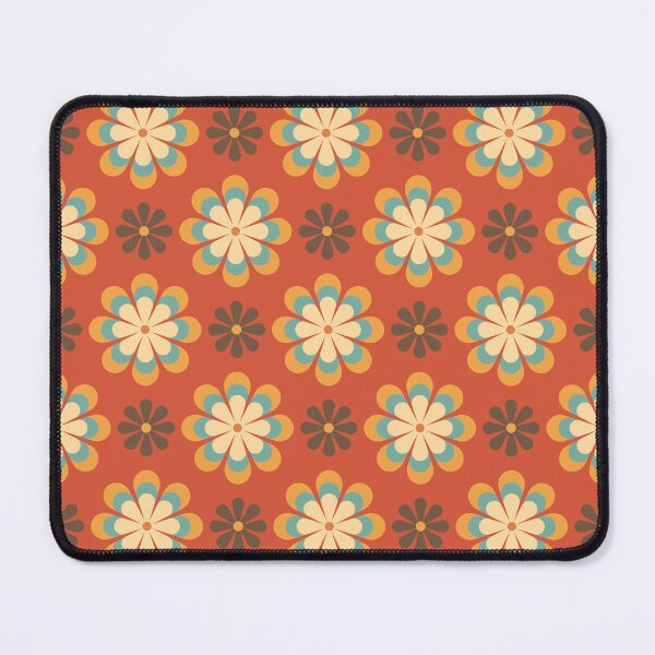 Item preview, Blomma, Vintage Flower Pattern in Retro Color Style designed and sold by BesanoStyle.