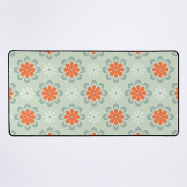Item preview, Blomma, Retro Flower Pattern in Retro Color Style designed and sold by BesanoStyle.