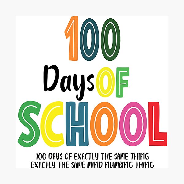 Item preview, 100th day of school,100th day,happy 100th day of school,teacher,100th day of school designed and sold by fairy-taler.