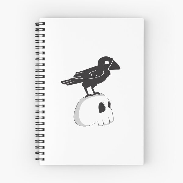 Item preview, Cute Raven & Skull designed and sold by PanicLaughter.