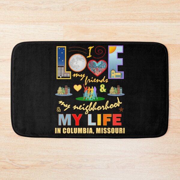 Item preview, Love My Friends Columbia Missouri Neighborhood and Life Community Pride designed and sold by artfulnotebook.