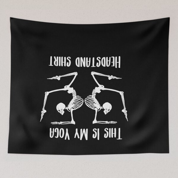 Item preview, This Is My Yoga Headstand Cool Skeleton Yoga Design Funny Yoga Lovers Headstand Present For Men Women designed and sold by pedrored369.