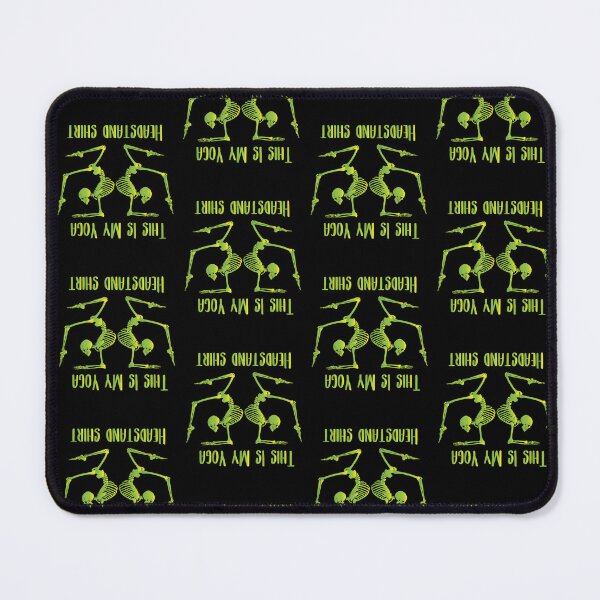 Item preview, This Is My Yoga Headstand Cool Green Gradient Skeleton Yoga Design Funny Yoga Lovers Headstand Gift For Men Women designed and sold by pedrored369.