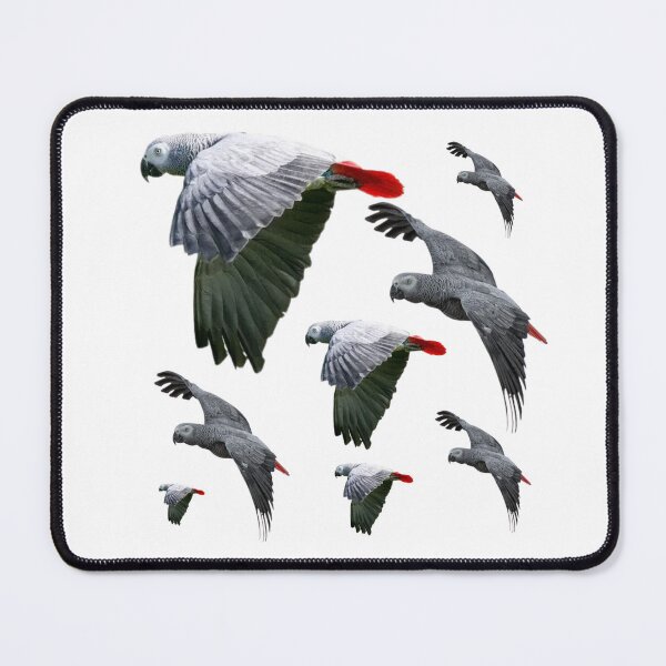Item preview, African Grey Parrots Flying Free designed and sold by Abstractdiva.