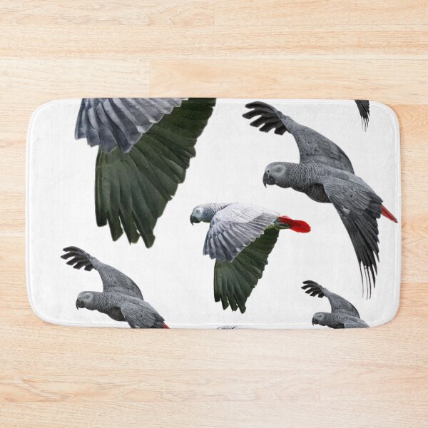 Item preview, African Grey Parrots Flying Free designed and sold by Abstractdiva.