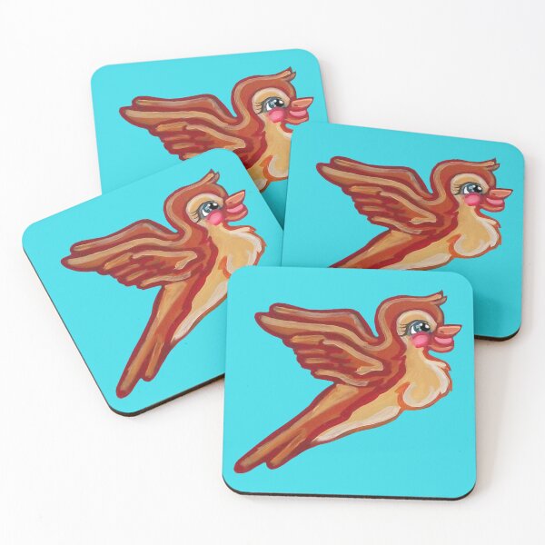 Item preview, Cute Flying Orange Bird  designed and sold by Deborah Camp.