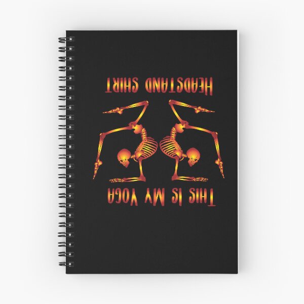Item preview, This Is My Yoga Headstand Cool Sunset Gradient Skeleton Yoga Design Funny Yoga Lovers Headstand Gift For Men Women designed and sold by pedrored369.