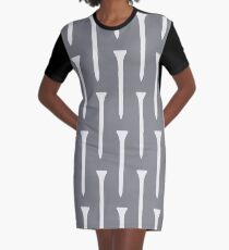 Golf Tee Graphic T-Shirt Dress
