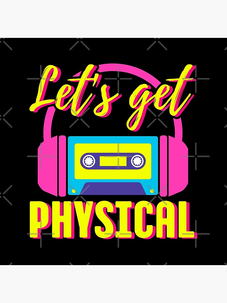 Lámina rígida for Sale con la obra «Vamos a ponernos físicos