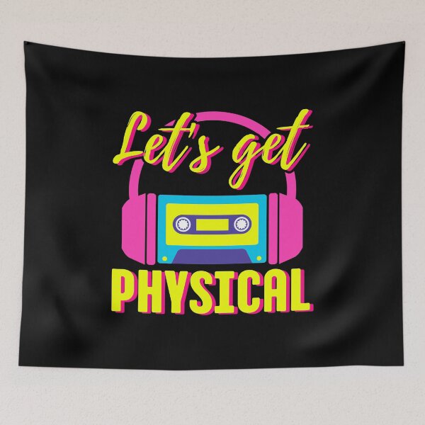Item preview, Lets Get Physical 80s Costume Party Retro Eighties Workout 1980s designed and sold by AnyKitty.