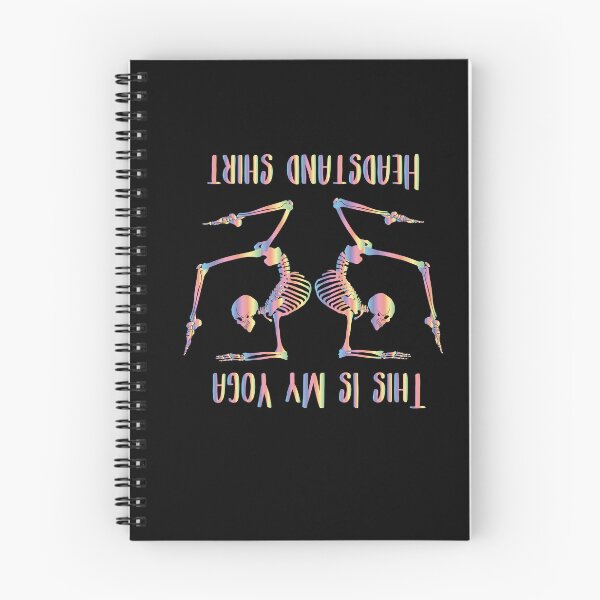 Item preview, This Is My Yoga Headstand Cool Colorful Gradient Skeleton Yoga Design Funny Yoga Lovers Headstand Gift For Men Women designed and sold by pedrored369.
