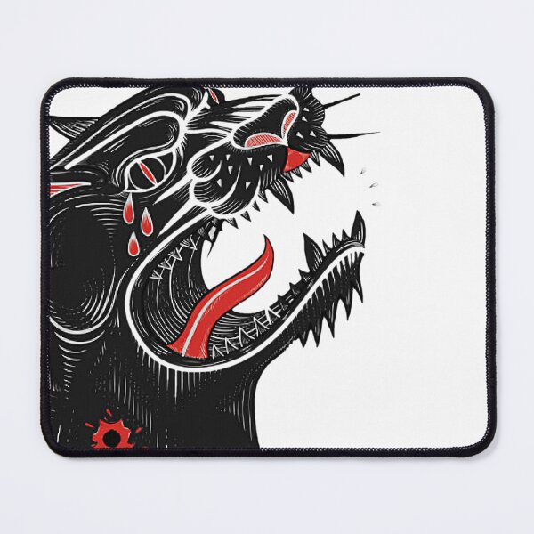 Item preview, Wounded and Crying Black Panther, Japanese Art with Circular Crop designed and sold by RyanCaudell.