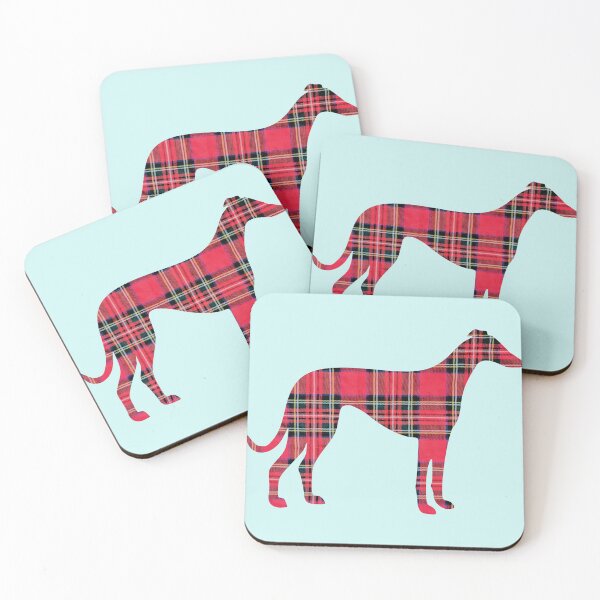 Item preview, Red Tartan Plaid Greyhound designed and sold by SpitfireLew.