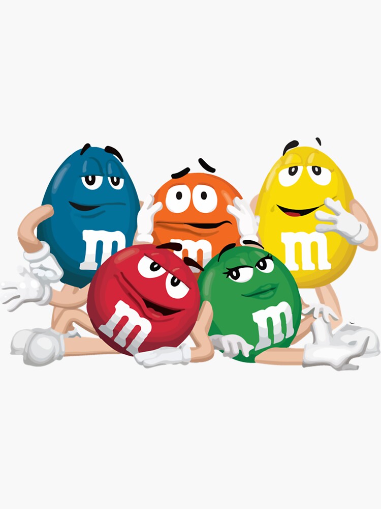 M&Ms Sweet Shop Personalised Border Name Children Wall Stickers Transfer Decal 
