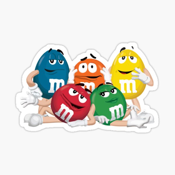 MandM Character Collection Sticker