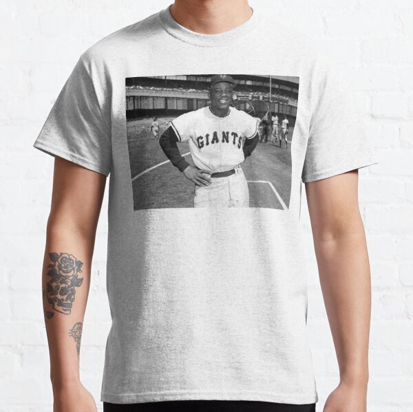 MLB San Francisco Giants Willie Mays Willie McCovey Printed Graphic T Shirt  NWOT