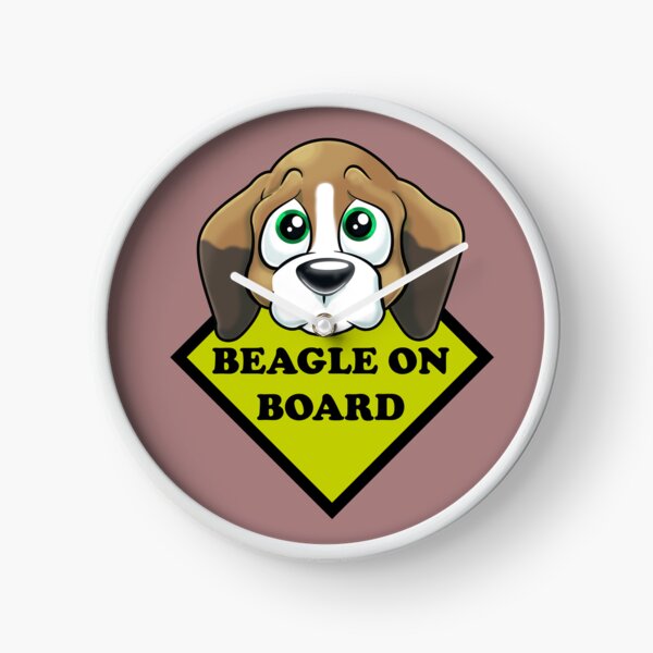 Beagle on board Clock