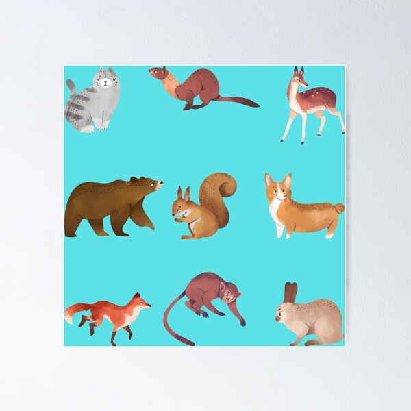 Item preview, Cute animals  designed and sold by Glossier Paris.