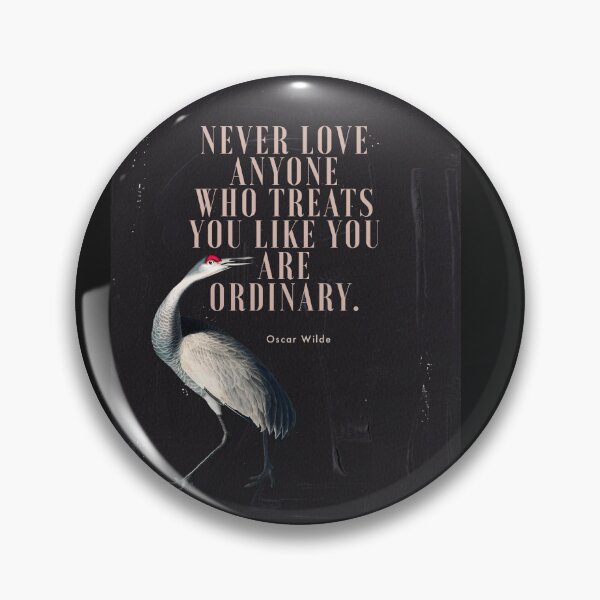 Item preview, Oscar Wilde Inspirational Quote on Love Black Background Gold Paint Bird Painting designed and sold by Monica Laipple.
