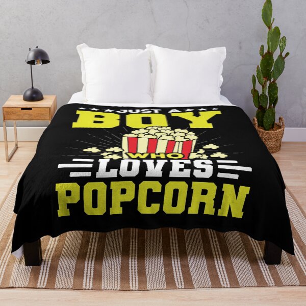 Item preview, Just a Boy Who Loves Popcorn Shirt, Cinema Movie Watching Shirt, Popcorn Lover Shirt, Movie Fan Gift, Movie Night Shirt, Eat Pop Corn Shirt designed and sold by aymob.