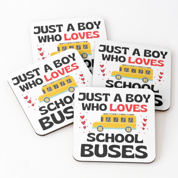 Item preview, Just A Boy Who Loves School Buses Funny Back To School For Kids designed and sold by chetan786.
