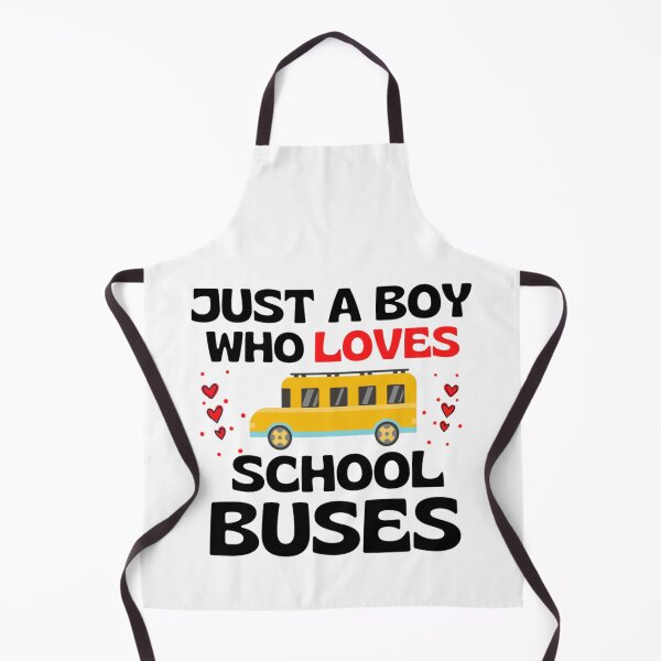 Item preview, Just A Boy Who Loves School Buses Funny Back To School For Kids designed and sold by chetan786.